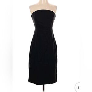 Express stretch Classic Black Strapless Dress